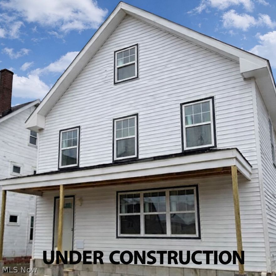 Gorgeous new construction with 10-year tax abatement for owner occupants in Shaker Heights! About 1700 sq ft of living area, plus a full, unfinished basement, great for storage or additional living area. Traditional colonial layout, but with an open floor plan first floor: eat-in gourmet kitchen open to the living and dining areas. First floor also includes powder room, mud room, first-floor laundry, and entry foyer. Upstairs are 3 spacious bedrooms and 2 full baths, including an en-suite off the primary bedroom. Act fast and you can still choose some finishes! Other features include a huge front porch, detached 2-car garage, ceiling fans, high-efficiency HVAC. All conveniently-located near shopping, schools, restaurants, just minutes to Shaker Square, University Circle, Downtown Cleveland. Renderings are an approximation of the finished product. Photos are from other homes to show quality of the finishes.