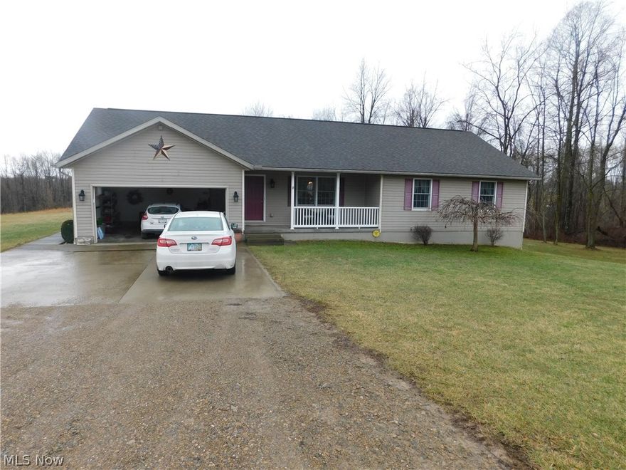 Very nice three bedroom home with two full baths and half bath in the basement. All appliances stay plus washer and the dryer. Home sits on 1.674 acres and is all usable. There is a living room and a family room. House is very clean and ready to move into. Nice deck out back and covered front porch. Two car garage with electric door opener. Large dry basement with a place to put a shower. There is an egress door to the outside.
Very large back yard with a shed. Just too nice not to see.