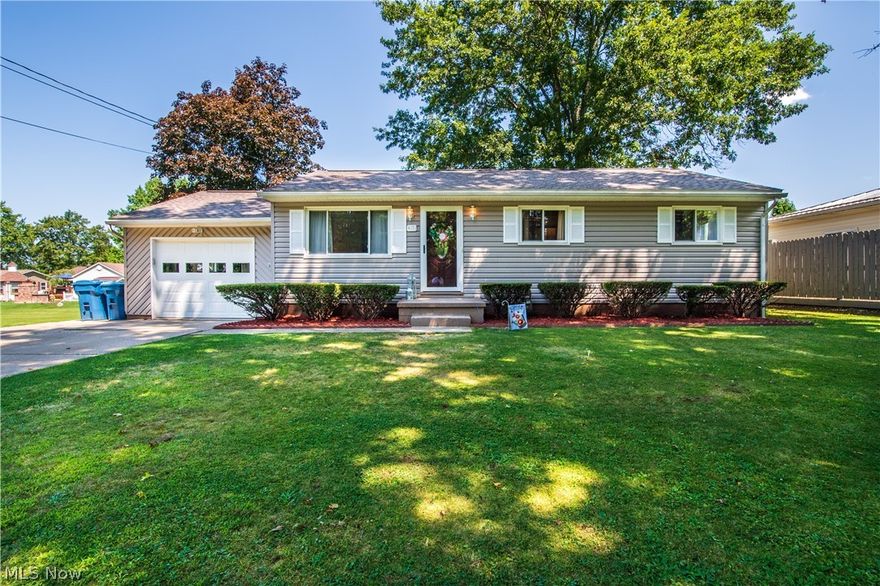 Looking for that modern ranch style home that gives you that cozy feeling when you come home? Then look no further! Move in ready, this home will give you beyond the peace of mind feeling with all of the new updates it has to offer. From the new roof being installed in the summer of 2020 to the updated plumbing with a sump pump that was just put in this year (2021). The spacious living room leads right into the eat in kitchen. All three bedrooms are conveniently located on the first floor. The first floor bathroom shower was just updated in 2020. The heated garage leads into the attached sunroom. This home also has two separate lots that are included, giving you plenty of additional outdoor space. Within walking distance to Silver Creek Metro Park, this perfectly located home is ready to be yours!