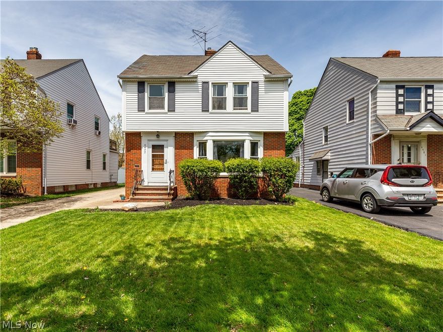 Welcome to 4477 Baintree Rd! No matter the market, location is always of the utmost importance, which is why this property is a can't miss opportunity. This 3 bed 2 bath colonial offers nearly 1,800 square feet of combined living space. The stunning curb appeal will grab your attention with sharp red brick, contrasting white peak, and welcoming front porch. As you make your way in, the cozy living room guides you through the main level to the formal dining room, and the fully renovated eat-in kitchen. A versatile space is provided just off of the dining room which overlooks the peaceful backyard. Heading up to the second level you will appreciate the size of the three bedrooms, and updated full bath. Make sure to step out onto your second level balcony and enjoy the views. Get away in the partially finished basement, with plenty of space for storage. Thank you for visiting!