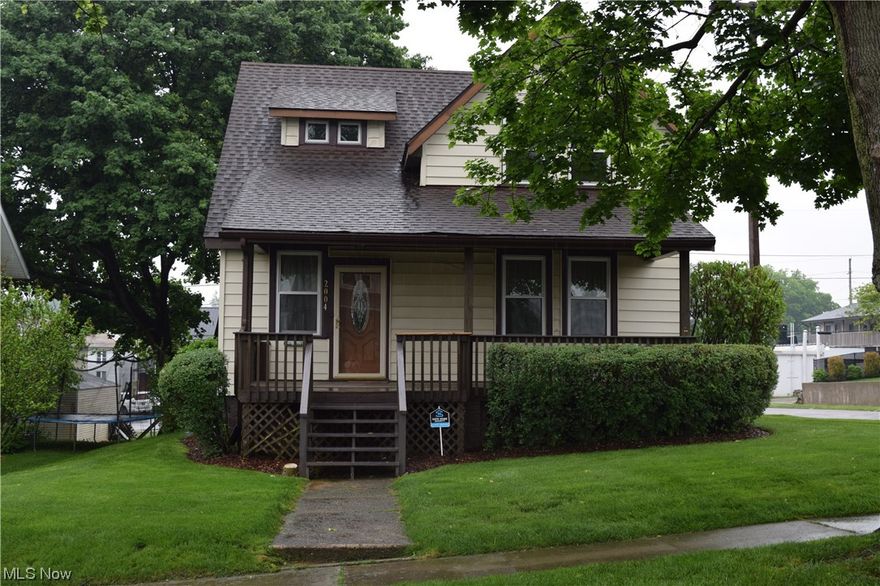 This charming home on a corner lot features a spacious foyer, large living room with a gas fireplace, formal dining room, and eat-in kitchen all on the main floor. On the upper level, you will find three bedrooms and a full bathroom. The full basement has egress windows. Outside you will find mature trees and landscaping, a large front porch, and a rear multi-level deck. The HVAC and hot water tank have been recently updated. Newer roof and windows.