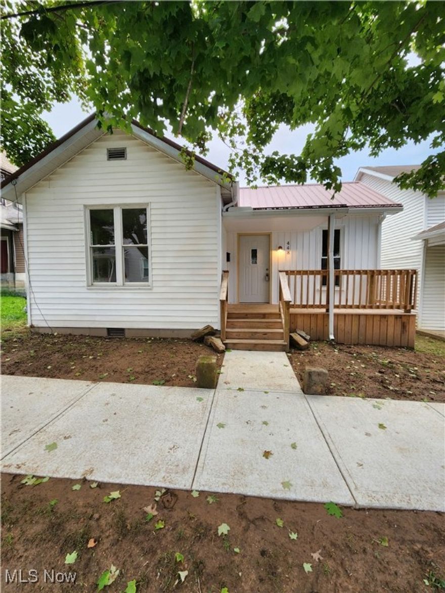 BOM NO FAULT OF SELLER! Property was appraised and went through inspections! From Top to Bottom this 2BR 1 story is newly renovated & will be sure to impress! Newer metal roof, new insulation,
new electric box & wiring, new plumbing & water lines, new hot water heater, new HVAC, new flooring, new paint, new
doors, new lighting, new fixtures, new porch & more! Very open & spacious this home offers 2 Large Bedrooms, Spacious
New Bathroom w/Laundry, new Eat-In Kitchen w/appliances! Off street parking with your 2 Car Detached Garage w/ new entry & man door!
 New sidewalks. All there is to do is move in and enjoy that the work is done in your new home!
Call today and schedule your showing!