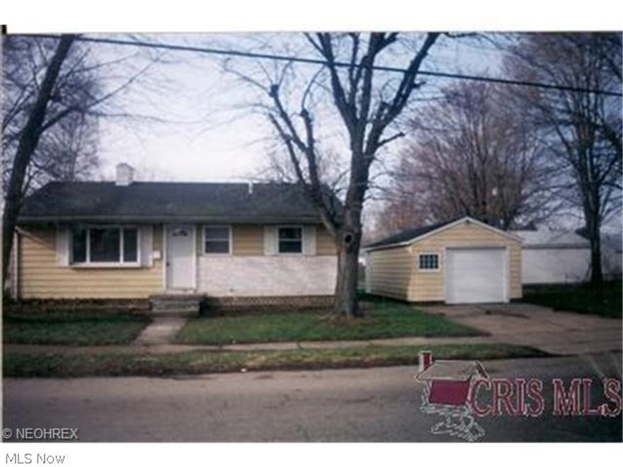 3 bedroom ranch. Has full basement. Needs work. Has new electrical, new carpet and kitchen cabinets. Sells as-is