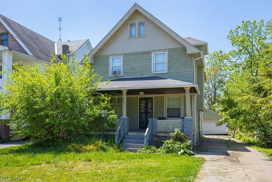 Large Cleveland colonial home with oversized two car garage. Great location, south of Miles Ave, near shopping, schools, freeway access, just minutes to anywhere you need to be. Currently tenant occupied, under professional management.