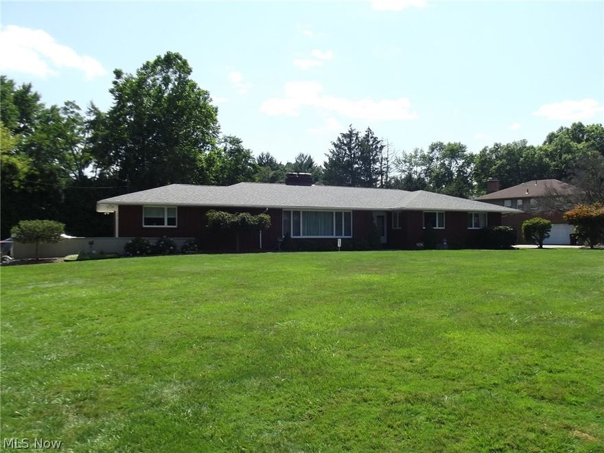 Super sharp well cared for all brick ranch on large corner lot. The home features 3 spacious bedrooms, 2 full baths, large eat-in kitchen with all appliances, woodburning stone fireplace in living room, gas fireplace in basement and 2 car attached garage. Additional features are finished basement, private covered back patio, roof 2016, central air 2012, blown in insulation in attic and all window treatments stay. This home is in mint condition and it shows!! Home Security System.