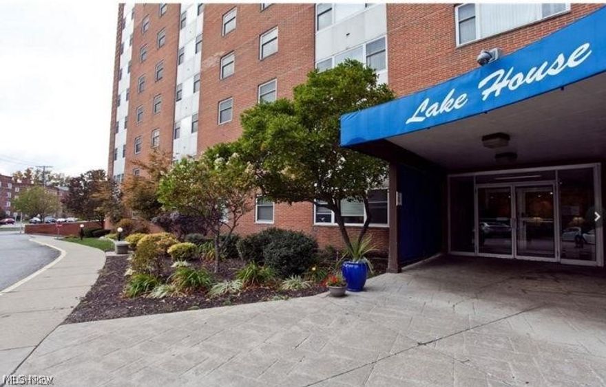 WHAT A VIEW! Once you walk through the front door you see nothing but the beautiful Lake Erie waves rolling in. This 1-bedroom Condo is located on the 9th floor with coveted North facing views on the Goldcoast of vibrant Lakewood.  Only minutes from downtown Cleveland, beaches and parks, this building features a great in-ground pool, roof-top deck, laundry room, bike room, deck, outdoor grilling area, gym, basement locker rooms for additional storage, hair salon and a restaurant (currently closed). This unit is move-in ready, but the new owner could choose to modify the flooring or paint colors and give it their personal touch and certainly enhance the value. This would be perfect for your primary residence or perhaps a vacation home to enjoy the sunsets over Lake Erie. This unit is priced to sell quickly so schedule your showing soon, it won't last.