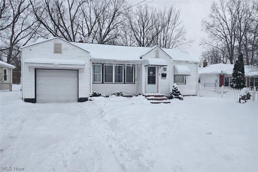 Welcome to this charming 2-bedroom, 1-bath ranch located in Eastlake. This well-maintained home offers comfortable one-floor living with a functional layout and neutral finishes throughout.

Step outside to enjoy a fully fenced backyard, perfect for relaxing or entertaining. The outdoor space features a newly redone deck, a playground, a storage shed, and an additional wood storage unit, offering both fun and functionality.

Conveniently located near Lake Erie, as well as shopping, dining, and everyday amenities, this home provides a great balance of quiet living with easy access to everything you need. Whether you’re a first-time buyer, downsizing, or looking for a cozy place to call home, this property is full of potential.