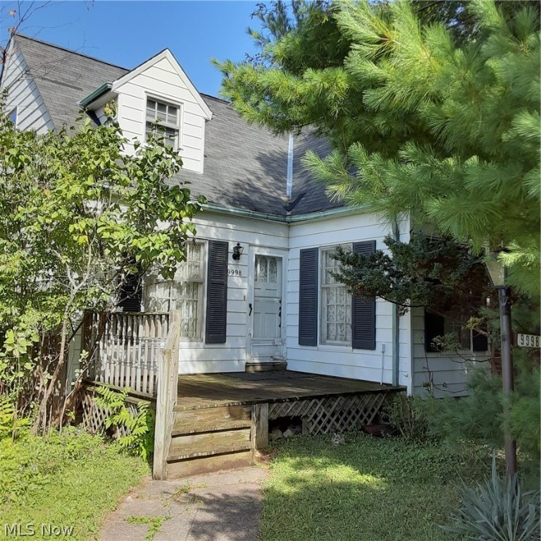 Take advantage of this awesome opportunity to live in Parma Heights*Turn this classic Cape Cod into your dream home*Beautiful window placement and Tudor styling*The front door welcomes your guests to enter the formal dining room with built-in butler's pantry*The formal living room hosts a full masonry wood burning fireplace*The kitchen has original, real wood cabinets and other original fixtures*The owner's bedroom, with large closet, is on the first floor adjacent to the large full bath with dual sinks and extended countertop*A massive 27' x 13' bedroom with built in drawers and two closets could be the owner's bedroom and is across the hall from the third bedroom*This home sits on a double, wooded parcel*A large cement patio is directly off the back door, perfect for alfresco dining*The full basement host a second full bath in need of restoration*A short distance to shopping, schools, playground and other conveniences*