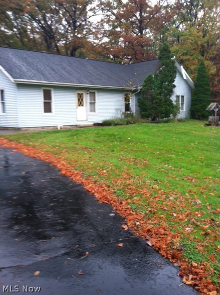 10 acres of wooded paradise with this 1800+ Sq Ft ranch home. Features aged barn wood throughout, 2 wood burners. 3-4 bedrooms, 2 full baths. All this is one floor living at a very affordable price!!