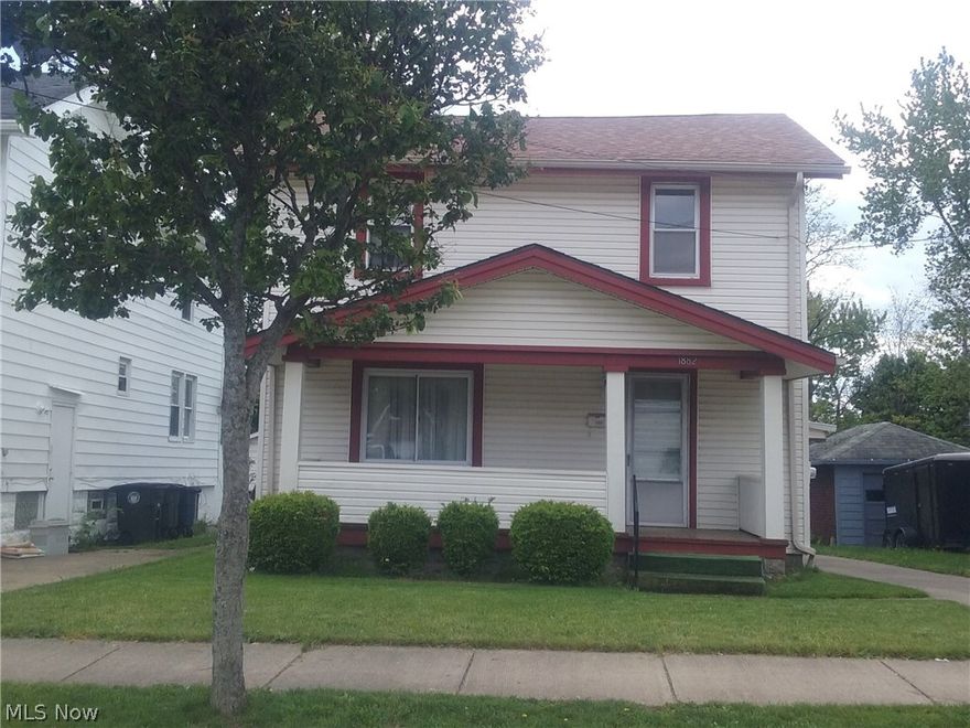 Well maintained, cute colonial located in Goodyear Heights. Perfect for investor, purchase and move tenant right in and collect rent! Or for a First Time Home Buyer, who needs inexpensive house, with yard. Home décor dated, but the rooms are nice and the house has been well cared for by previous owner. Nice front porch, large living room, formal dining room, and kitchen area with mudroom attached. The basement is very deep for tall storage or large piece of equipment, home also has spacious bathroom and cozy bedrooms. Motivated seller!