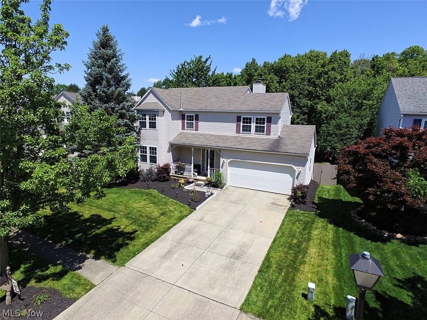 Rare find home in a development backing up to woods creating a beautiful private view.  This fully renovated home was done only with high end fixtures and appliances. Walking into the home you’ll notice an open floor plan with high end luxury vinyl flooring. On the first floor you’ll find a half bath, a large living space leading into a fully remodeled eat in kitchen with granite countertops, and a sliding door to your backyard oasis. Upstairs you’ll find 3 generous sized bedrooms. The first is the Master bedrooms with 13 ft vaulted ceilings, two large closets, and an oversized master bathroom that has been updated with a new shower, toilet, granite vanities, and flooring. While in the master be sure to look at your view out the double windows to the backyard. Upstairs there’s a second bathroom that is updated as well as the other two bedrooms both with new carpet. Going into the basement you’ll find a finished basement to add to your square footage and area for storage. Going out in t