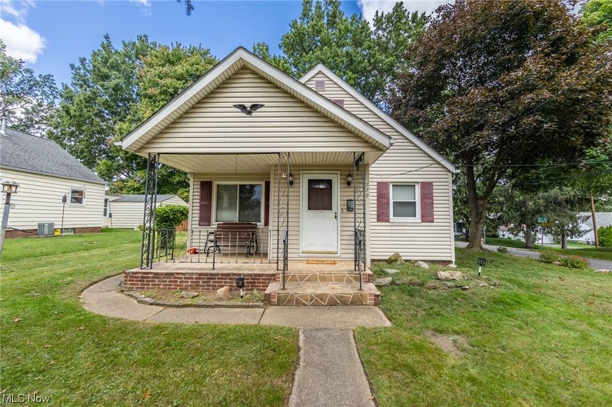 Adorable Cape Cod in Cuyahoga Falls! This property has been very well maintained and has three bedrooms, one full bathroom and an attached in one car garage. The backyard is private and is completely fenced in. Updates in 2021 include a new roof, painting and new carpet throughout. Excellent craftmanship and woodwork is displayed in the kitchen and the living room ceiling is decorated with beams. Schedule your private showing today!