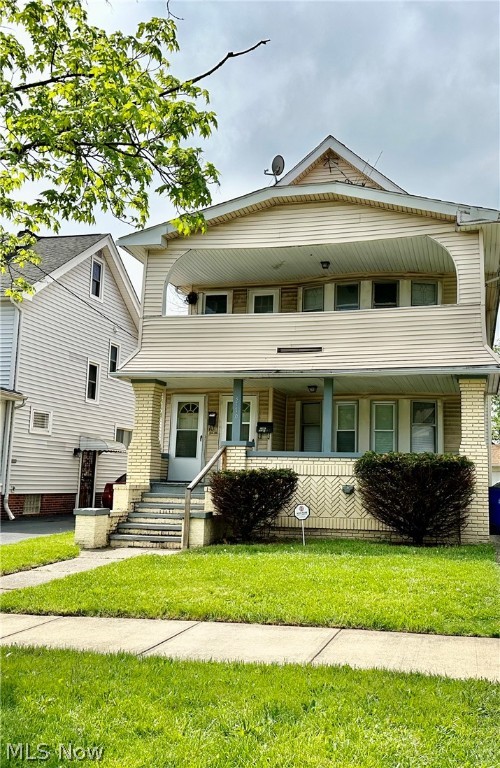 Very spacious two family with finished third floor. Updated throughout with new LVT flooring, new carpet, remodeled kitchens with beautiful cabinetry and counter tops. Deco fireplaces in up and down units. Light and airy decor throughout. Each unit has separate electrical meters. New garage roof, furnaces and hot water tanks. Glass block windows in the basement. Newer porches in the rear. Three car garage Tenant occupied on 1st and 3rd floors.