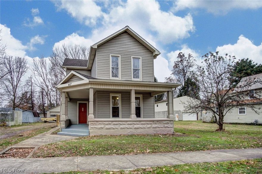 Fantastic 2 story home in Newark that is move-in ready.  3 bedrooms, 1 bath, with new plumbing, appliances, carpet, flooring, and freshly painted throughout.  This is a must see home!