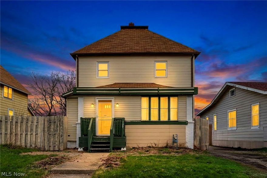 Spacious and updated 4-bedroom, 2-bath home offering over 1,400 square feet of living space with a full basement and enclosed front porch for additional living and storage space. This property features updated interior finishes including flooring, paint, kitchen cabinetry, and fixtures, providing a move-in ready opportunity for an owner occupant or a strong addition to an investment portfolio. The large kitchen offers ample cabinet and counter space and comes complete with a refrigerator and range. The home includes central air conditioning and mechanical systems that are in great condition, including the furnace and hot water tank. The layout provides flexible living space with multiple bedrooms and comfortable room sizes throughout. The exterior includes a driveway for off-street parking and a manageable yard. Conveniently located near shopping, schools, public transportation, and major routes. This property presents a great opportunity for both homeowners and investors seeking a solid, updated property with strong rental potential.