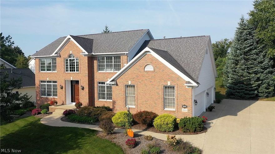 This FABULOUS home is located in the excellent-rated North Canton CSD in St. Ives. This custom-built/one-owner home offers over 4,400 sq ft of living space; it is immaculate, bright, spacious, w many updates, and well-maintain. As you enter the foyer, you notice the 9' high ceilings & the beautiful hardwood floors w the formal dining room to the right & a large office w pocket doors to the family room to the left. The family room has a gas fireplace & an abundance of natural light. The fantastic eat-in kitchen offers granite countertops, a large center island, stainless appliances, pull-out drawers, & a dinette area. There is a convenient first-floor laundry & a half bath off the kitchen. Walkout to the gorgeous maintain-free covered patio (21x28), great for entertaining & features a wood/gas fireplace (stone surround), granite countertops w a sink & grill, ceiling fans, wired for an audio system, & a fantastic view/setting of the private backyard nicely landscaped. Upstairs are a Jack