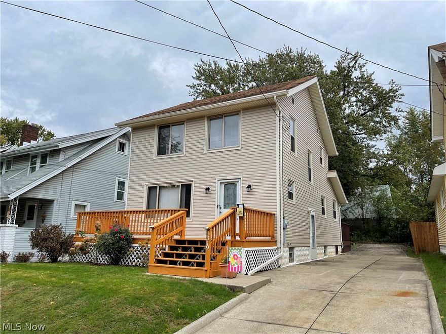 Hello once again Firestone Park shoppers! Take a moment and set your private viewing today to come and take a look at 1319 Herberich Ave. This classic Firestone Park colonial is in tiptop shape-move-in ready condition and can’t wait for its next owner to call it home! We feature tons of updates throughout the property including -brand new carpet in all three bedrooms -down the stairs as well as in the living room and dining room, also brand new hard flooring in the kitchen and bath, fresh paint throughout, central air, paved driveway, two nice size decks one out front and one in the back of the home-both perfect for spring- summer and fall sitting and or entertaining, glass block windows in the basement, newer vinyl windows throughout the rest of the house, vinyl siding, multiple ceiling fans, an updated bathroom, formal dining room with built-ins and a Home Buyers Warranty! Call today and we will see you soon!