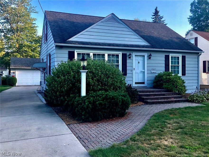 Beautiful hardwood floors throughout, one-owner home in A+ condition w/many updates. Kitchen w/separate eating area, spacious living room, 2 bedrooms & bath on 1st floor. Huge closets, storage, built-in drawers & bedroom on 2nd floor. Full basement w/half bath, glass block windows, laundry room w/washer & dryer, storage cupboard. Furnace & central air 1 year old. 24 x 22 garage. Alarm w/W.J. Alarm