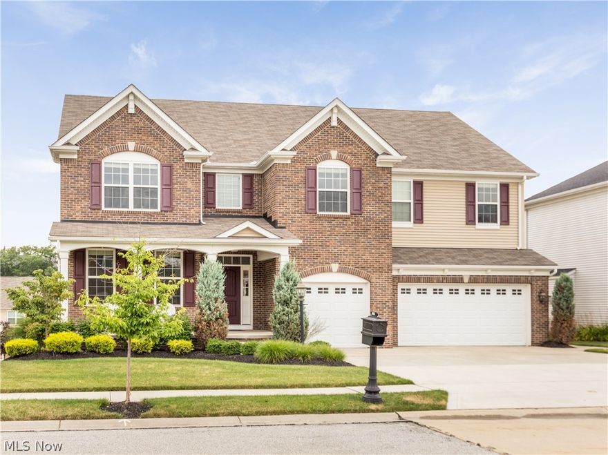 If you enjoy entertaining, this 2012 Drees Home is for you! Located in Gardens at Highland on a dead-end street, this 4 bedroom, 2.5 bath home boasts over 3200 sqft with an additional unfinished 1500 sqft in the walk-out basement. Features include a 2-story hardwood foyer, 2-story family room, first floor laundry room, vaulted ceiling in master bedroom and bathroom. The open floor plan offers a large gourmet kitchen with stainless steel appliances, a formal dining room, complemented by an office, and a family room with 18 Ft ceiling. Upstairs is the oversize master bedroom and additional 3 guest bedrooms. Enter through French doors into a deluxe master suite with vaulted ceiling, two walk-in closets, and a vaulted ceramic tiled glamour bath with double sinks, soaking tub and shower. Double sliding doors in the bay-window lead from the main level onto a huge maintenance free deck and double french doors lead from the lower level onto a huge stamped back patio. There are many more upgrad