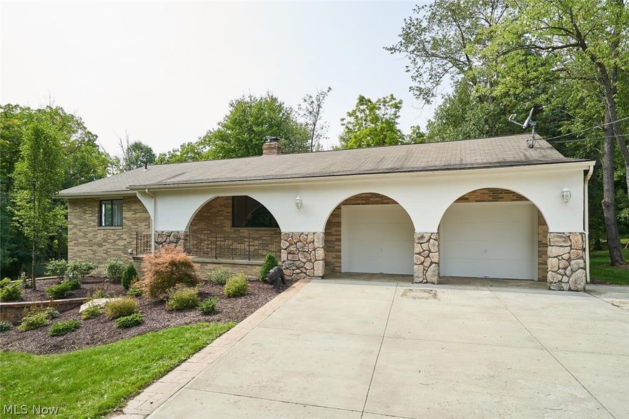 Home with gorgeous lot on almost 2 acres in Brecksville-Broadview Hts School District. This home has 5 bedrooms, 2 full baths and approx 3400 sq.ft. of living space. Plenty of space for everyone with 3 bedrooms and bath on the main floor plus an additional 2 bedrooms and bath in the walk out basement. Main level boasts open floor plan with updated kitchen, dining room w/sliding doors leading to the deck and Great Room w/fireplace. Walk out of the lower level family room to your patio and fully fenced backyard. Property extends past the fence into the woods. 2-car attached garage w/extended concrete pad for additional parking. Don't let this opportunity pass you by. Call today for your private showing.