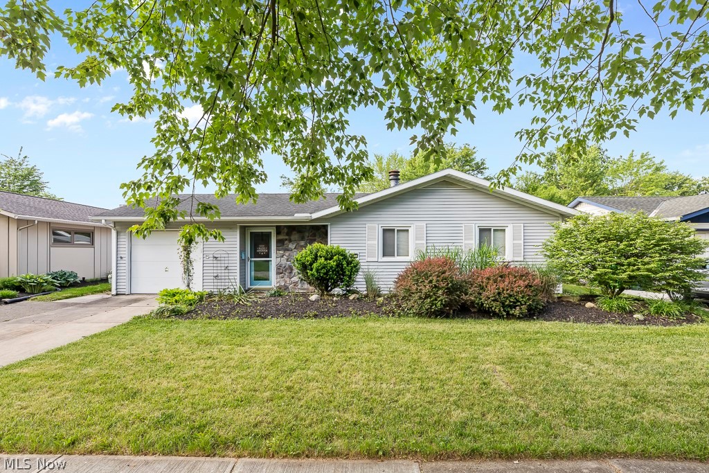 Welcome to your new home in Berea, a charming suburb of Cleveland! This cozy 3-bedroom, 2-bathroom ranch-style residence offers the perfect blend of comfort, convenience, and style. With a host of desirable features and a prime location in the Blue Grass Manor Allotment, this home is sure to capture your heart. Step inside to discover a warm and inviting living space, complete with a cozy fireplace – the perfect spot to gather on chilly evenings. The inviting layout provides seamless flow between the living room, dining area, and kitchen, creating an ideal setting for both relaxation and entertaining. One-floor living makes everyday life a breeze, while the recently installed brand new furnace and A/C ensure year-round comfort and efficiency. Say goodbye to costly repairs and hello to worry-free living in this updated abode. But the charm doesn't stop there – this home also boasts an updated 3 seasons room, offering a tranquil retreat where you can enjoy the beauty of the outdoors from the comfort of your own home. Whether you're sipping your morning coffee or unwinding with a good book, this versatile space is sure to become a favorite spot. Outside, you'll find a low-maintenance yard, perfect for those who want to spend less time on upkeep and more time enjoying life. And when you're ready to cool off on hot summer days, simply head to the community pool, just a golf shot from your front door.
Location is key, and this home offers the best of both worlds – nestled in a quiet neighborhood yet just minutes from the Ohio Turnpike and all major amenities. Whether you're commuting to work or exploring the vibrant local scene, everything you need is right at your fingertips. Don't miss your chance to own this idyllic retreat in the heart of Berea. Schedule a showing today and make this house your new home sweet home!