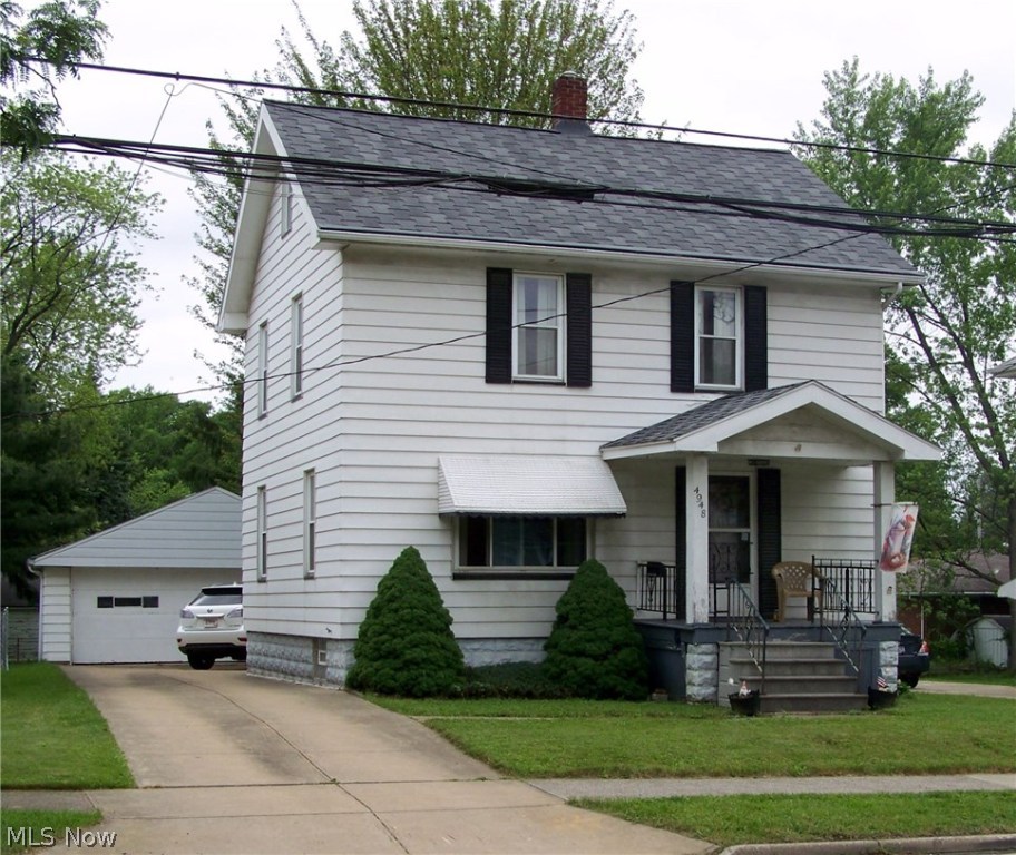 Love a large yard? You'll want to see this home on Henry Street! This colonial was home to long time owners who raised a large family here! The room sizes are generous and there's a two car garage plus a lot of space behind the garage for a garden & play area! The windows have been updated and the appliances stay! There's a half bath on the main floor and a full bath on the second floor and a walk up attic on the third floor for additional storage. Seller is looking for a buyer to assume the city Point of Sale violations. The location is ideal---close to Marymount Hospital, bus line, schools, shopping, and more!