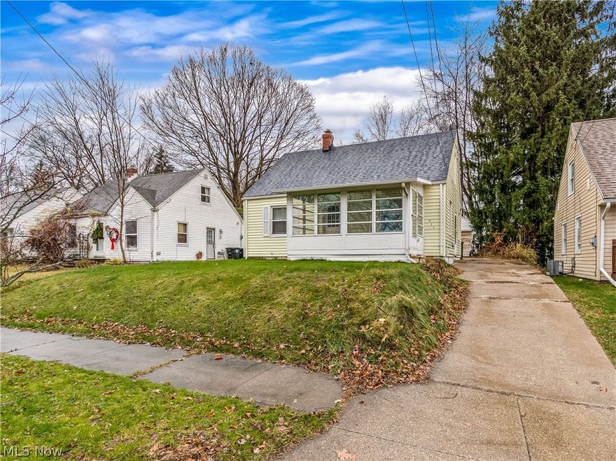 Nothing to do but move in!  Recent updates make this one move-in ready!  3 BR home located on a dead end street.  2 BR on main floor, large master upstairs.  Updates include: new roof and windows 2012, new furnace 2015, new AC unit 2018, bedroom floors replaced in 2017.  Neutral paint throughout.  Enjoy quiet evenings on the attached sunporch.  Call today to schedule your showing!  (boards on left side of garage to be repaired in the next few weeks).