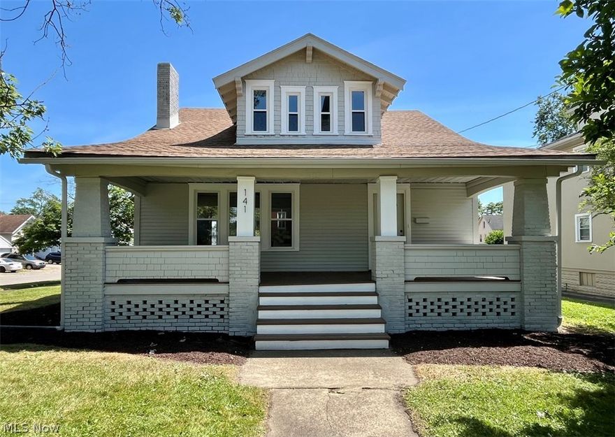 Beautifully Totally Renovated Charming Craftsman Style Home Nestled on Corner Lot!    Over 2,000 sq. ft of Spacious Living!  Large Living Room with Fireplace. 5 Bedrooms.  Large Kitchen with Dining Area and Brand New Appliances!    Formal Dining Room with Builtin Buffet.  All Brand New Windows.  All new Flooring.   Full Basement.