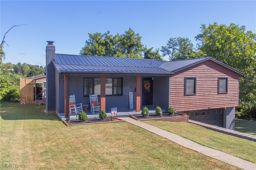 Don’t Miss this fully Remodeled & Move-In Ready Ranch Before the Holidays!
Step inside this beautifully updated 3-bedroom, 2.5-bath brick ranch and enjoy a home that’s completely remodeled from top to bottom. The main level features an open, bright layout, updated flooring, fresh paint, modern lighting, and a kitchen designed for both style and function with quartz countertops, custom cabinets, and stainless steel appliances. The master suite offers an ensuite bath and main-level laundry for ultimate convenience, while two additional bedrooms and a fully updated bath provide space for family or guests. The walkout basement adds a large finished family/rec room with half bath and direct access to a fenced backyard—perfect for kids, pets, entertaining, or cozy fall and winter gatherings. Major updates include: metal roof, cedar siding, windows, doors, garage door, 200-amp electrical service, updated bathrooms, remodeled kitchen, flooring, and more.
Located in a prime St. Clairsville neighborhood, close to shopping, schools, parks, and I-70, this home is ideal for families, downsizers, or professionals relocating. Move in now and enjoy the holidays in a worry-free, turnkey home!