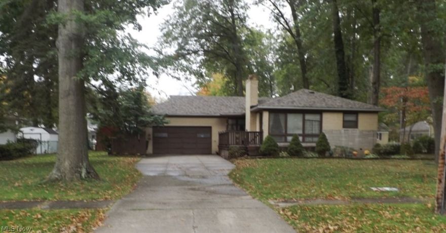 MANY UPDATES in this Super Nice 3 to 4 Bedroom Brick Ranch.  New Carpet, New
Paint & New Roof!  Electric Service has been Updated.   Three Bedrooms on the  First floor and the 4th Bedroom is in the Finished Basement along with additional   Bath and Family/Rec room.  Home has 2 Fireplaces,  One in Living room upstairs and one in lower level. The 2 Car attached garage has staircase to Basement.   There is a large storage shed in back yard.  Home is on 2 beautiful wooded lots