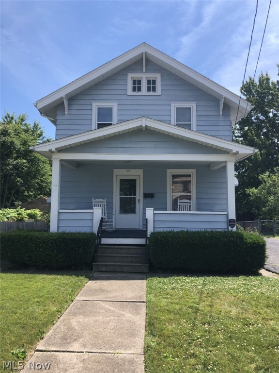 Well cared for 3 bedroom Colonial. Dining room and large living room with original hardwood. New roof, remodeled kitchen, remodeled bathroom and a new carpet throughout home. The works been done. Large fenced in backyard, covered front porch. All appliance stay!