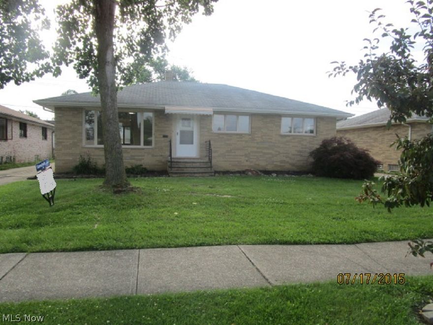 This is a HomePath property. Nice solid brick ranch home in Brooklyn! Wood floors throughout! Living room with huge picture window. Light & bright eat-in kitchen with breakfast bar, center island and loads of counter and cabinet space. Rear door opens to custom wood deck in relaxing back yard. Spacious 3 bedrooms, 1 full bath and 1 half on main floor. Full, unfinished basement is ready for remodel into rec room, office space or work room. 2-car detached garage. Great location, near shops, schools and parks!