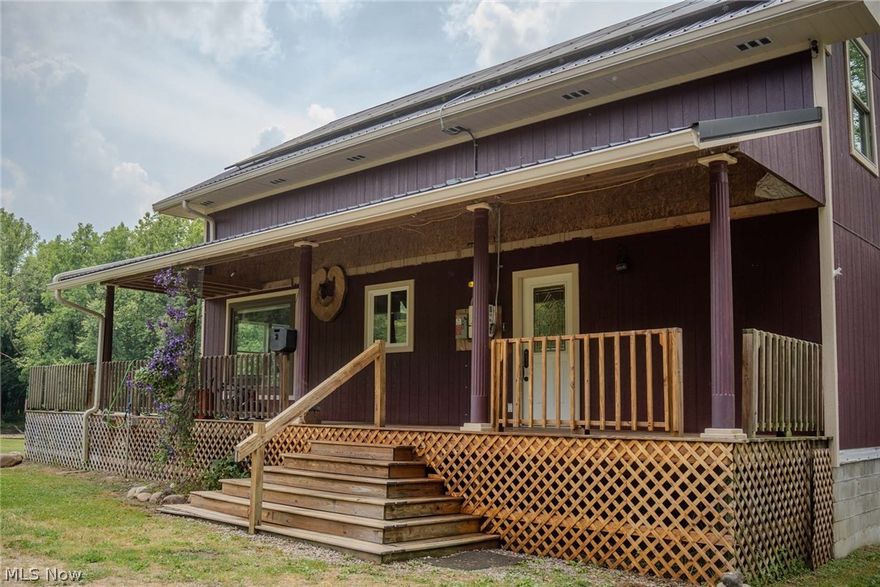 Online Only Auction!! Online Only Auction starts ending Wednesday July 24th @ 6:00 PM. Discover the perfect blend of luxury, comfort, and natural beauty in this beautiful 4-bedroom, 2-bathroom home situated on over 1+ acre of pristine riverfront property. This is your chance to own a stunning piece of paradise with all the modern amenities you could dream of. The home was built in 2016 with approx. 2,400 sq. ft. On the main floor you’ll have a laundry room, kitchen, living room, 2 bedrooms and 1 full bathroom. As you walk upstairs, you’ll be greeted with a balcony area that looks out over the river, 2 full bedrooms and 1 full bathroom. This home has a lot to offer with three different heating sources a fireplace, wood pellet stove, propane and the home also has central air. One nice feature included with the home is a 200-watt solar system 6 kilo watt charge that is connected to the power pole that will keep your electric bill to a minimum and can also be used as a backup source. Utilities to the home include private water and sewer.  Don’t miss out on a chance on this great property and join us at the open house.