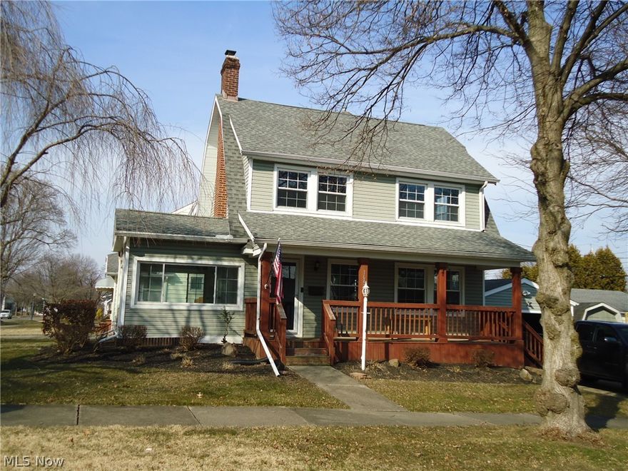 Move in condition!  Well kept home in great area of Firestone Park.  Freshly painted throughout.  Large living room with beautiful hardwood flooring and woodburning fireplace.  First floor office/sunroom.  Bright dining room with hardwood flooring leading to kitchen with new stainless steel appliances & new stainless sink/faucet.  Large updated bath,  nice size attic perfect for extra storage or possible 4th bedroom.  Freshly painted basement with newer furnace (Jan 2019)  Newer hot water tank (Nov 2019),  & updated electric service.  Outside features include a detached 1+ car garage with electric and door opener,  a 10' x 12'  storage shed and  newly installed (2020) above ground  swimming pool with separate electric, surrounded by a wooden privacy fence....a great place for family time & relaxing.  Call today for your private showing!  You'll be glad you did!