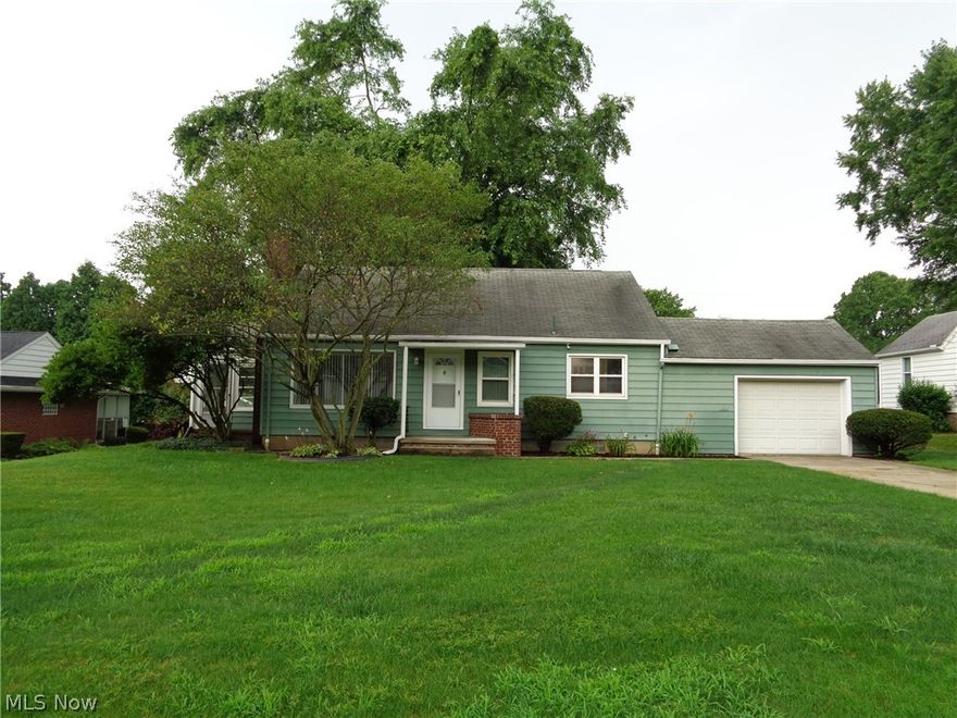 Location, Charm, & Character! One Floor Living Home Features Living-Dining Combo/FPL, Remodeled Applianced Eat-In Kitchen, 3 Bedrooms, 1.5 Baths, 2 Rooms Lower Level, Enclosed Porch, Attached Garage/GDO. Features Hardwood Floors, Replacement Windows and Glass Block Windows. Water Line to Street 2017. Interior Freshly Painted, Garbage Disposal, Utility Tub, Front Storm Door, Porch Light All in 2019. Great Lot. Home Warranty Included.