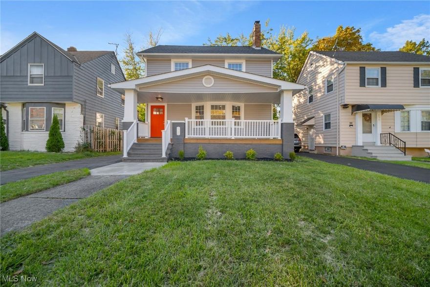 Welcome to the delights of this beautifully renovated 4 bd 1.5 bath colonial home with finished third floor w/bedroom located in Cleveland Heights near schools, shopping and a park that carries the history of Cleveland Heights and surrounding cities.  This home comes with brand new appliances, new hot water tank, new furnace, new central air and a BRAND NEW  2 car garage. Perfect for first time home buyers as well as those looking for a brand new beginning!  

*****MULTIPLE OFFERS HIGHEST AND BEST OFFER BY 5PM 2/25/25*******