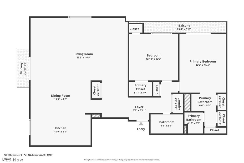 Photo of 12500 Edgewater Drive #402, Lakewood, OH 44107 (MLS # 5208785)