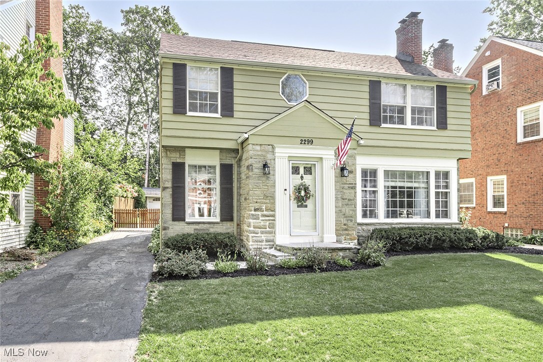 Welcome Home!! Pride of ownership is the hallmark of this absolutely gorgeous and meticulously well maintained 3 bedroom colonial. Freshly painted with neutral decor throughout, the light and bright interior boasts engaging sight lines and a wonderful open floor plan that will accommodate all of your family needs. Inviting living room with wood-burning fireplace and gleaming hardwood floors that extend throughout most of the first floor. Fabulous eat-in kitchen with recessed and pendant lights, custom cabinets, granite countertops, stainless steel appliances and two peninsulas with barstool seating. Dining room just off the kitchen opens to the wonderful rear family room with built-in cabinets/shelving, a sound system (speakers for the family and living room) and sliders to the lovely backyard. The den/library would make a perfect office - could also be converted to a first floor bedroom. A full bathroom and convenient rear mudroom round out the first floor. The second floor offers three nicely appointed large bedrooms. Primary bedroom with custom walk-in closet affords direct access to the gorgeous full bathroom with travertine tile shower, jetted soaking tub and dual sinks. The walk up third floor attic will accommodate all of your additional storage needs and can be accessed through bedroom three's closet. The finished lower level features a recreation room, bonus room (ideal for an exercise/workout area, office, playroom, gaming area or additional bedroom) and a sprawling laundry room that could easily be converted to a kitchenette. You'll love relaxing or entertaining on the rear deck overlooking your private, fully fenced in and professionally landscaped backyard oasis!! 2025 Exterior painted. 2024 new roof, gutters and re-built chimney. Centrally located in a highly desirable neighborhood. Minutes away from John Carroll University. Approximately 5 miles to Little Italy, CWRU, UH, Cleveland Clinic & University Circle. 10 miles to downtown Cleveland. WOW!!!