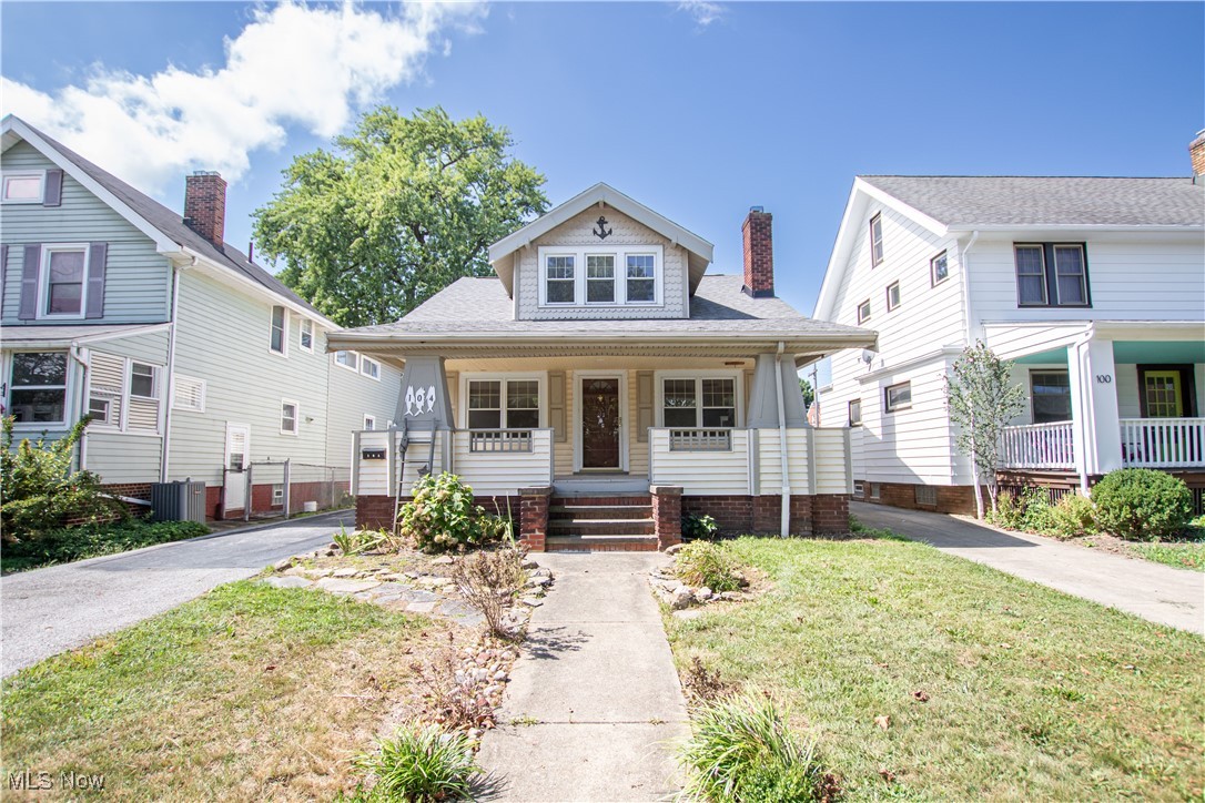 Welcome to this charming 3-bedroom, 2.5-bath Cape Cod with a 2-car detached garage, ideally located NORTH of Lakeshore Blvd providing access to the desirable Shore Haven community. Blending timeless character with modern updates, this home is move-in ready. The main floor features a spacious living room with a cozy fireplace, a formal dining room with beautiful glass-front cabinets, and an updated kitchen with granite countertops, stainless steel appliances, and a sleek glass cooktop. The first-floor primary bedroom offers convenience with an attached half bath. Upstairs, you’ll find two additional bedrooms and a full bath that has been tastefully updated with tile, a soaking tub, and a modern vanity. The lower level expands your living space with a finished rec room, another full bath, and an unfinished laundry area. As part of the Shore Haven Club, you’ll enjoy access to a gorgeous lakefront park with benches, a playground, and beach access—all in a welcoming community atmosphere. Don’t miss your chance to own this beautifully updated Cape Cod and experience the best of lakefront living!