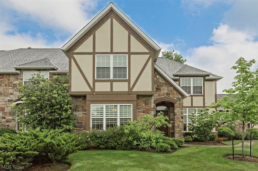 Welcome to this stunning home in prestigious, Perrino built Acacia Park gated community. The setting is absolutely beautiful, the home has barely been lived in.  There are hardwood floors and rich cabinetry with granite throughout the home. Through the front door on the right is a private office with tray ceilings and built-ins, walk straight ahead to the public living space which includes the 2 story great room with built-ins, a beautiful stone fireplace, and walls of windows that overlook the beautiful backyard living space, an open kitchen (with beautiful cabinetry and all stainless appliances) and dining room that walks out to the patio. The master suite on first floor has a huge walk-in closet, double vanities, a stone shower and a soaking tub.  There are two oversized bedrooms (both with huge walk-in closets) and a loft area on the 2nd floor, with a 2nd full bath.  The enormous full footprint basement can easily be finished.  This most convenient location offers easy access to I-