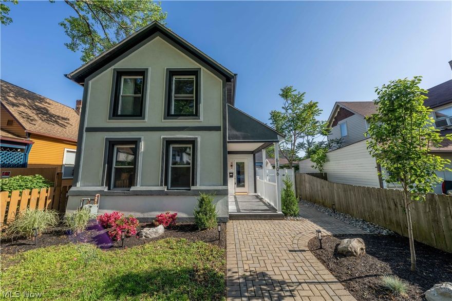 Fully renovated two story home located in Gordon Square! 
Luxury vinyl plank flooring throughout the first floor, spacious living room, dining room, powder room and first floor laundry. 
The large inviting kitchen features multiple upgrades, such as quartz countertops, custom cabinetry, stone backsplash & stainless steel appliances. The chef's kitchen is perfect for entertaining friends and family for all events and holidays. Upstairs you will find two bedrooms, a full bath & an owner's suite complete with an ensuite bathroom, along with dual closets! The unfinished basement allows for ample storage space. After a long day, wind down on the large outdoor deck.
This home is walking distance to Gordon Square restaurants and entertainment. Don't let this home get away! Reach out today to schedule your showing!