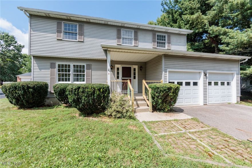 A wonderful opportunity to get into Stow with this affordable 4 bedroom, 2.5 bath colonial with a back yard larger than most in the area.  The first floor consists of a large eat-in kitchen with center island, and will include all of the appliances.  There is a formal living room, step down family room, and a formal dining room.  There is also a 1/2 bath on the first floor. Upstairs you will find 4 spacious bedrooms, including a master suite.  A large second bedroom has access to the guest bath as well.  There is a full basement that is just ready to be finished, that also has additional storage.  An attached 2 car garage, front porch, and a rear patio are just some of the amenities.