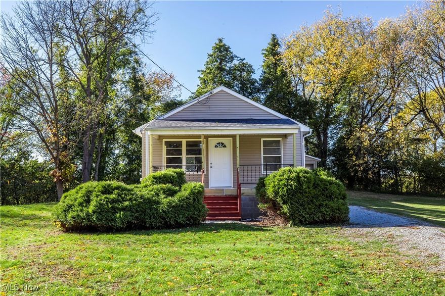 Charming 2-bed, 1-bath home in desirable Ellet, Ohio ideally combining simple comfort and functional space. The main level boasts a practical layout with well-proportioned bedrooms and a full bath. The unfinished full basement offers tremendous potential for storage, a workshop, or future finished living space.  Outside, you'll love the two-car garage perfect for parking, hobbies, or extra storage. The lot provides enough outdoor space to create your own relaxing retreat or garden. With its thoughtful footprint and flexible basement, this home is a rare find for first-time buyers, downsizers, or anyone looking to personalize a space. Schedule your private tour today and envision the possibilities!