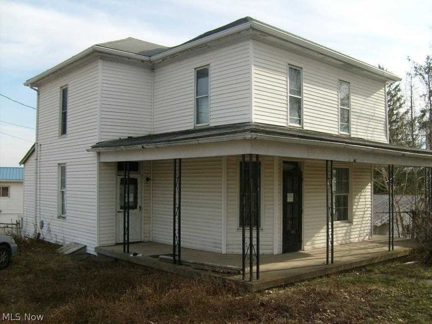 Two story home on main street in town. Home inspected by Ohio Dept. of Health with reading of lead hazard. A licensed lead abatement contractor must be used to control the lead hazards and released by State before occupancy.