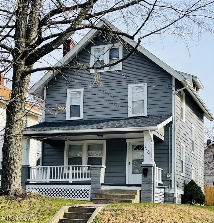 Beautifully remodeled 5 bedroom colonial. Home features a large front porch, luxury vinyl flooring throughout living room, dining room and kitchen. New carpet in all the bedrooms. Both the kitchen and Bathroom have been updated. 2 car garage. Refrigerator and stove included. Washer and dryer hookups in basement.