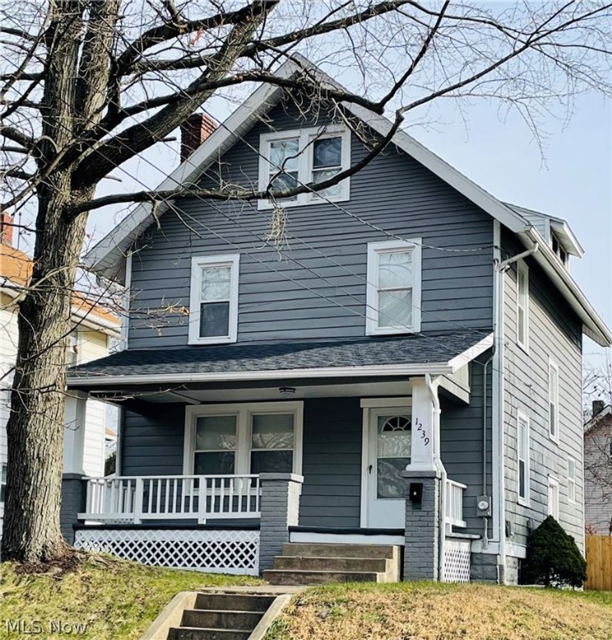 Beautifully remodeled 5 bedroom colonial. Home features a large front porch, luxury vinyl flooring throughout living room, dining room and kitchen. New carpet in all the bedrooms. Both the kitchen and Bathroom have been updated. 2 car garage. Refrigerator and stove included. Washer and dryer hookups in basement.
