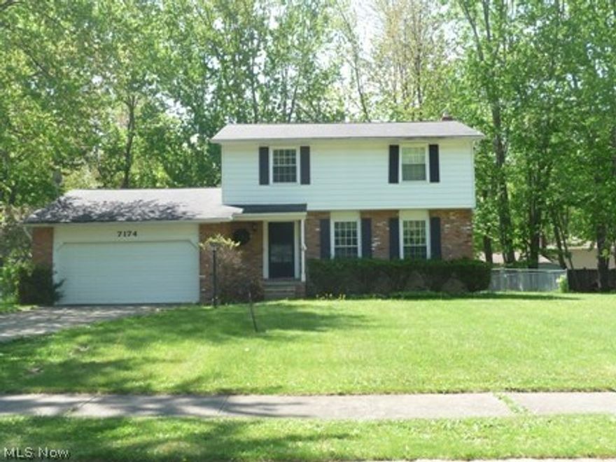 Very well maintained colonial with 4 bedrooms and 1.5 Baths with a shower in the basement. The home has an attached two car garage.. Set in a very desirable area and close to shopping , Lake Erie and all interstates. The home features an eat in kitchen with newer cabinets and flooring. The family room is great for entertaining with a glass door to the spacious back yard.A very nice dining room which is L-shaped to the living room with all neutral décor . The four bedrooms upstairs and loads of closets. The home has a newer furnace, some newer windows, and some newer flooring and new carpet in the living room.Great home for entertaining. all done in neutral décor.