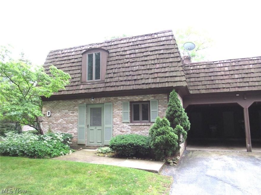 Situated at the front of Granger Lake Condos, this end unit townhome offers two bedrooms, one and a half baths, and beautiful views with effortless access to the lake. The picturesque grounds provide walking trails and direct lake enjoyment, creating a peaceful, nature focused setting.

The association takes care of all exterior maintenance including landscaping, snow removal, street upkeep, trash, sewer, and water allowing for truly low maintenance living. Conveniently located near Rt 18 with quick access to 71 and 77, this home sits in the heart of the Highland District.

Ready for your personal touch, this property invites you to move in and make it your own.