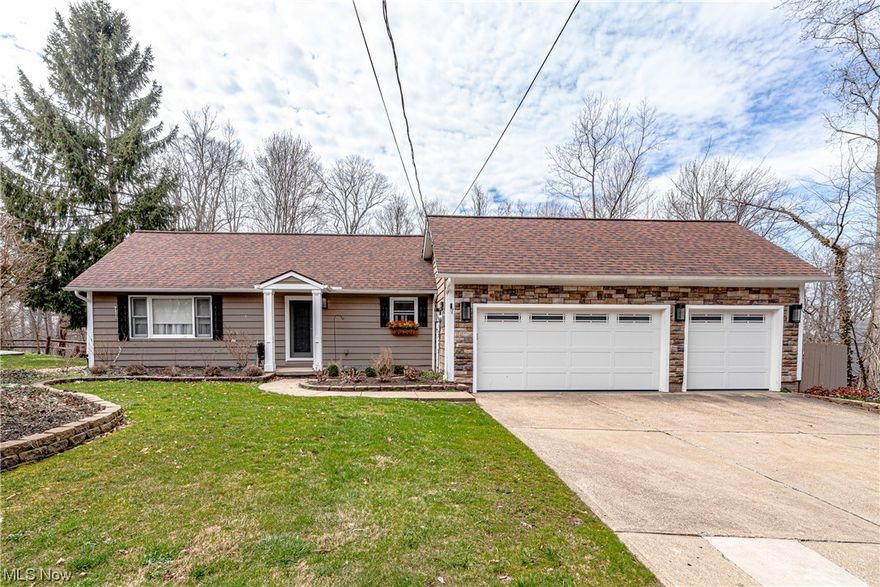 A definite must see! Don't miss this unique home that is very well maintained with an incredible lot and amazing views. It has multiple decks for entertaining and enjoying outside activities (seller is in the process of refinishing the decks). This home also has new flooring throughout, a 2-way staircase, newer boiler and hot water tank, new garage doors and openers, all new solid wood doors, 2 gas/wood-burning fireplaces, and a remodeled bath. A spacious 3-car garage has extra storage. The open kitchen looks into the dining and family rooms so you can visit with your guests while you are cooking. The kitchen also has plenty of storage and cabinet space with pull-out shelves plus a new dishwasher. There is one bedroom on the main level plus 3 bedrooms and a family room on the lower level. Easy access to I-271 and all of the great conveniences that Mayfield Village has to offer. Just move in and enjoy!