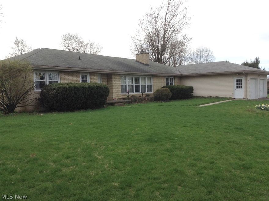 Wonderful ranch home in nice neighborhood and close to everything. This all brick home has been well maintained and has 3 bdrm, 2 baths, 2 car attached garage, 2 car underground shed, and a large recreation room. Home sits on 1.5 acres of flat ground with plenty of room for a large garden or anything one desires. Mineral rights have been leased and will not convey. Taxes are Homestead Exempt.